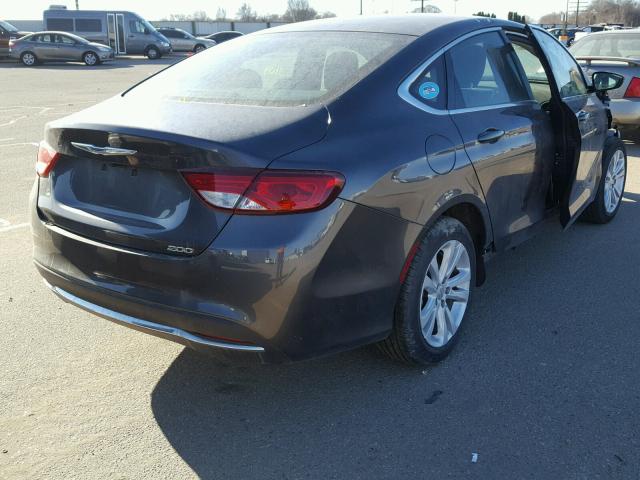 1C3CCCAB2GN150425 - 2016 CHRYSLER 200 LIMITE BLACK photo 4