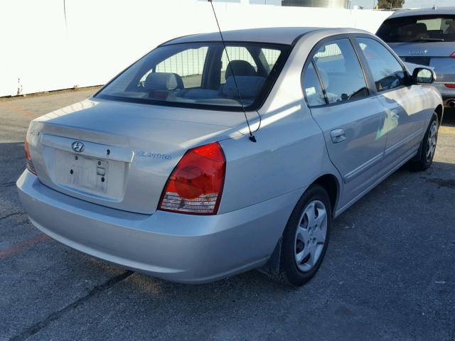 KMHDN46DX5U094503 - 2005 HYUNDAI ELANTRA GL SILVER photo 4