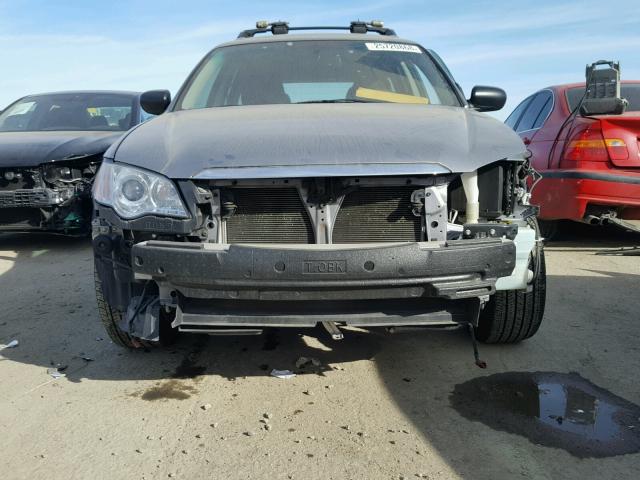 4S4BP61C296343124 - 2009 SUBARU OUTBACK 2. GRAY photo 10