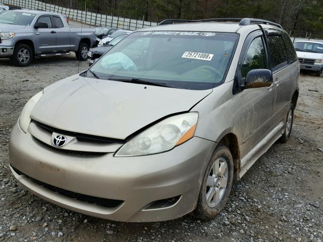 5TDZA23C46S564231 - 2006 TOYOTA SIENNA GOLD photo 2