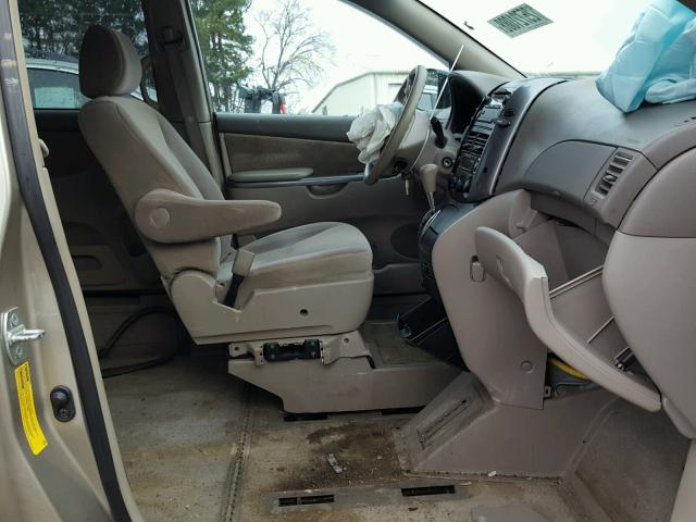 5TDZA23C46S564231 - 2006 TOYOTA SIENNA GOLD photo 5