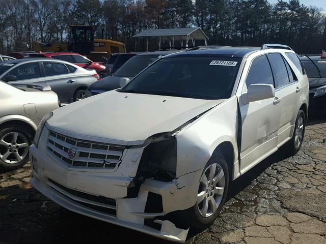 1GYEE637490155452 - 2009 CADILLAC SRX WHITE photo 2