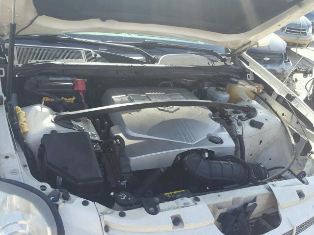 1GYEE637490155452 - 2009 CADILLAC SRX WHITE photo 7