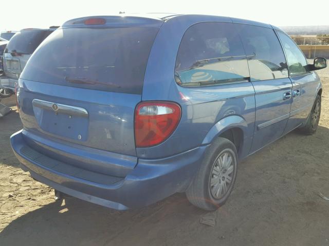 2A4GP44R97R174380 - 2007 CHRYSLER TOWN & COU BLUE photo 4