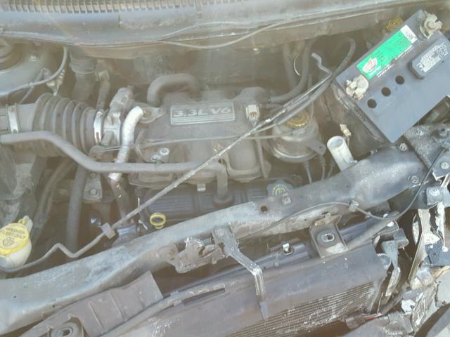 1D4GP45R14B537739 - 2004 DODGE CARAVAN SX GREEN photo 7