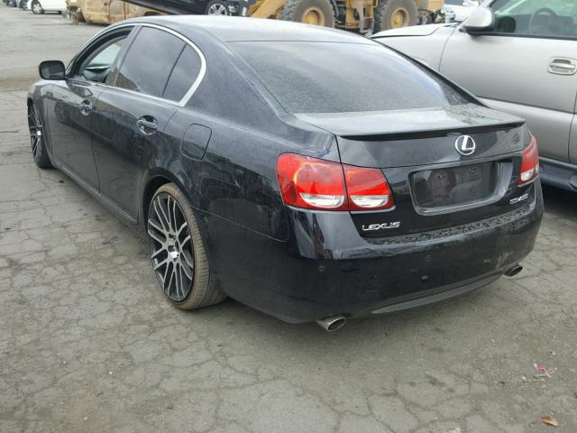 JTHBN96S165007136 - 2006 LEXUS GS GENERAT BLACK photo 3