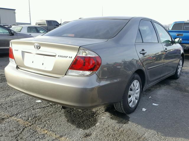 4T1BE32K05U565094 - 2005 TOYOTA CAMRY LE TAN photo 4