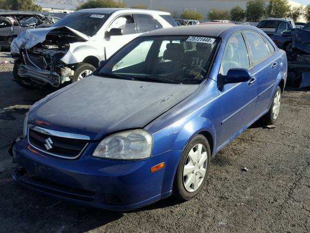 KL5JD56Z07K554316 - 2007 SUZUKI FORENZA BA BLUE photo 2