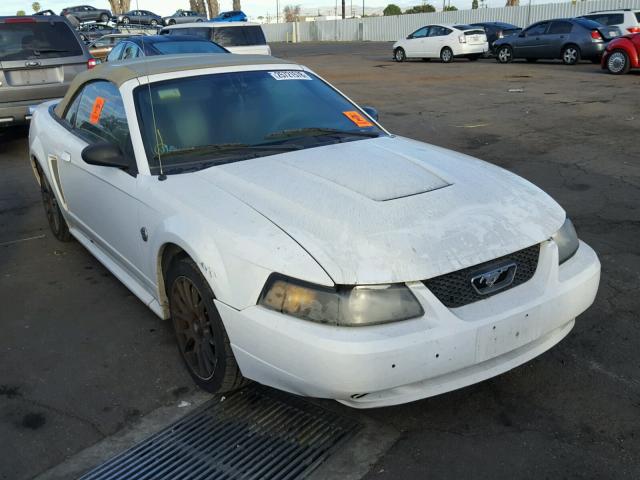 1FAFP44654F194013 - 2004 FORD MUSTANG WHITE photo 1