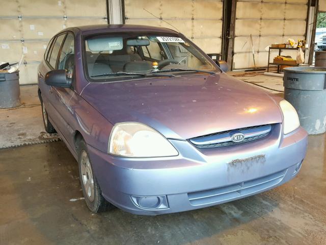 KNADC165246207099 - 2004 KIA RIO CINCO BLUE photo 1