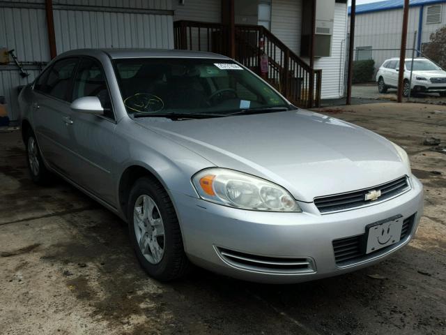 2G1WT58K269105490 - 2006 CHEVROLET IMPALA LT SILVER photo 1