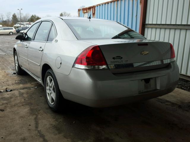 2G1WT58K269105490 - 2006 CHEVROLET IMPALA LT SILVER photo 3