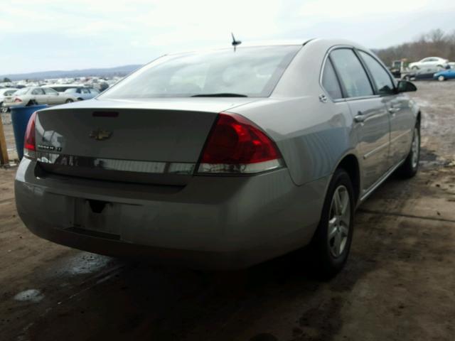 2G1WT58K269105490 - 2006 CHEVROLET IMPALA LT SILVER photo 4