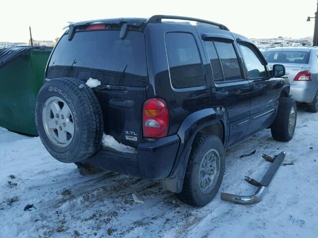 1J4GL58K83W689189 - 2003 JEEP LIBERTY LI BLACK photo 4