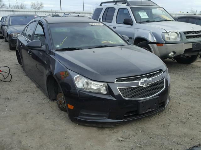 1G1PF5S9XB7247423 - 2011 CHEVROLET CRUZE LT BLACK photo 1