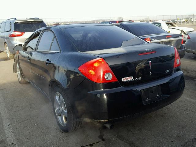 1G2ZH57N184113270 - 2008 PONTIAC G6 GT BLACK photo 3