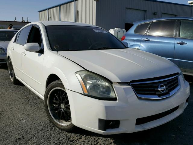 1N4BA41E87C847158 - 2007 NISSAN MAXIMA SE WHITE photo 1