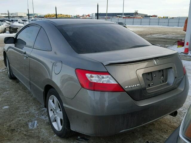 2HGFG11827H010410 - 2007 HONDA CIVIC EX ნაცრისფერი ფოტო 3