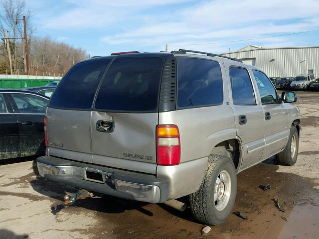 1GNEK13T9YJ116676 - 2000 CHEVROLET TAHOE K150 TAN photo 4