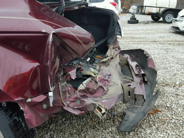 1HGCP26829A115841 - 2009 HONDA ACCORD EXL BURGUNDY photo 9