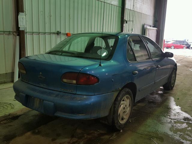 3G1JC5242WS852756 - 1998 CHEVROLET CAVALIER BLUE photo 4