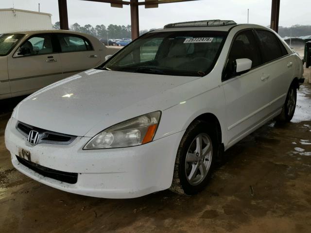 1HGCM56825A187143 - 2005 HONDA ACCORD EX WHITE photo 2