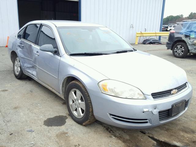 2G1WT58K269143396 - 2006 CHEVROLET IMPALA LT BLUE photo 1