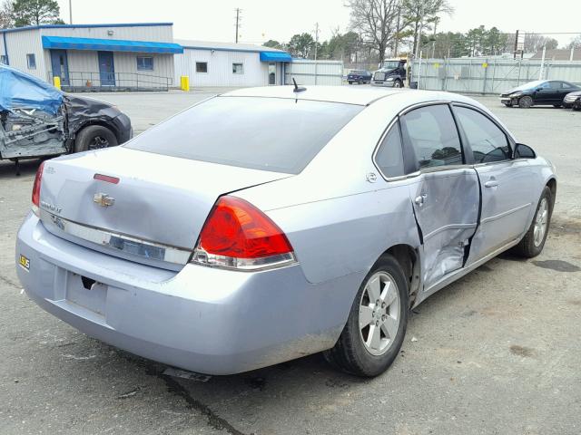 2G1WT58K269143396 - 2006 CHEVROLET IMPALA LT BLUE photo 4