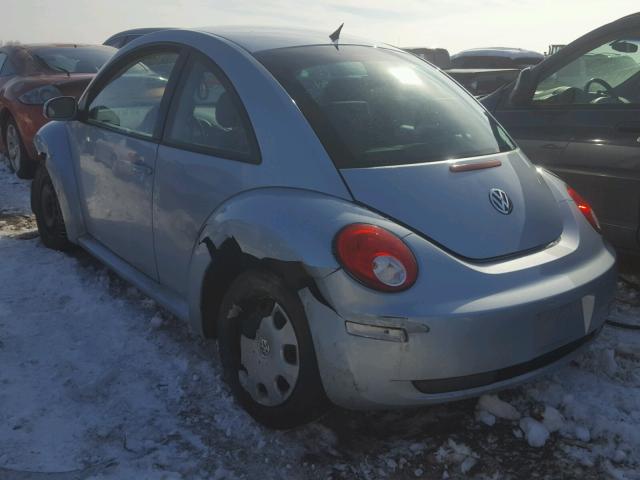 3VWPG3AG9AM020377 - 2010 VOLKSWAGEN NEW BEETLE 蓝色 照片 3