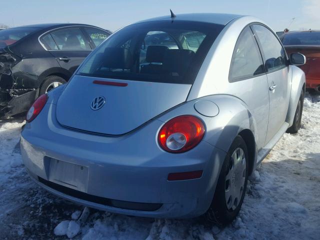 3VWPG3AG9AM020377 - 2010 VOLKSWAGEN NEW BEETLE BLUE photo 4