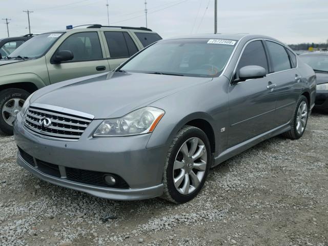 JNKAY01F57M454763 - 2007 INFINITI M35 BASE GRAY photo 2