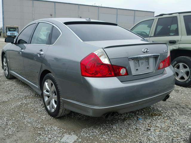 JNKAY01F57M454763 - 2007 INFINITI M35 BASE GRAY photo 3