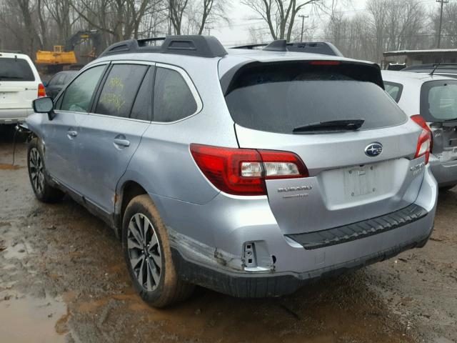 4S4BSAJC6G3282134 - 2016 SUBARU OUTBACK 2. SILVER photo 3