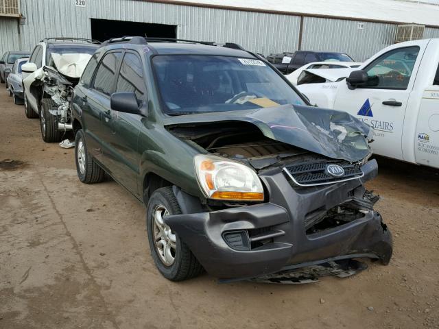 KNDJF723177361094 - 2007 KIA SPORTAGE E GREEN photo 1