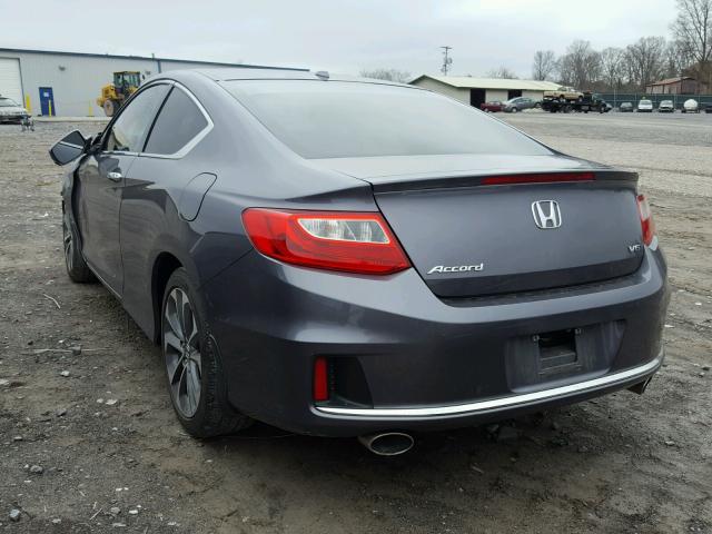 1HGCT2A84EA007931 - 2014 HONDA ACCORD EXL GRAY photo 3