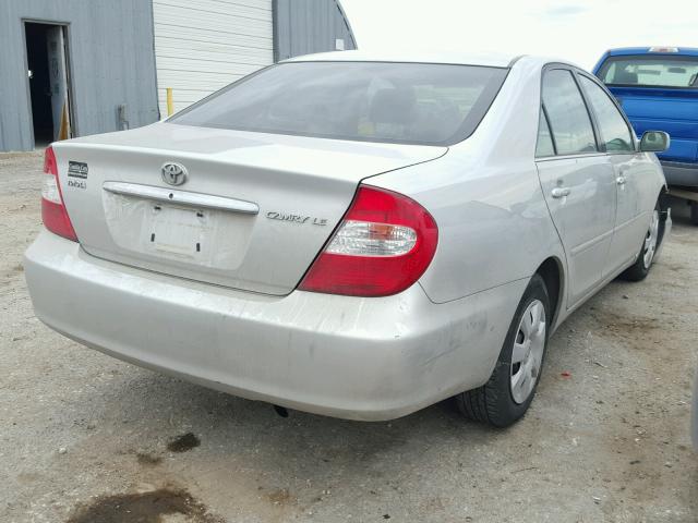 4T1BE32K74U922642 - 2004 TOYOTA CAMRY LE SILVER photo 4