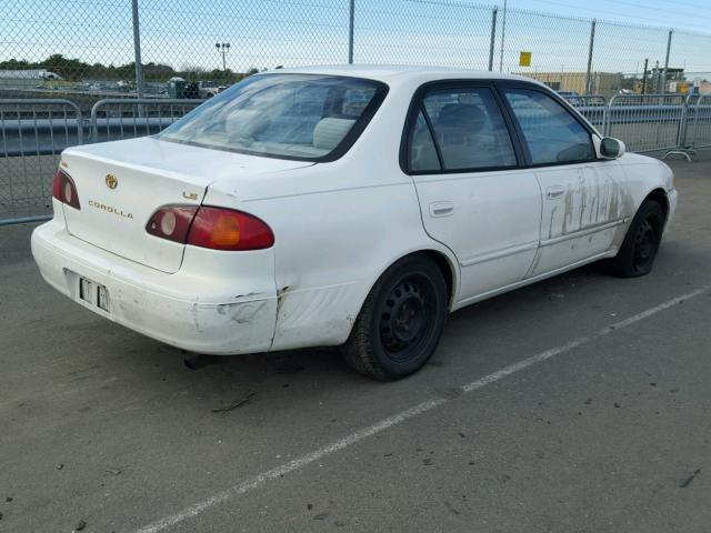 1NXBR12E12Z621218 - 2002 TOYOTA COROLLA CE WHITE photo 4