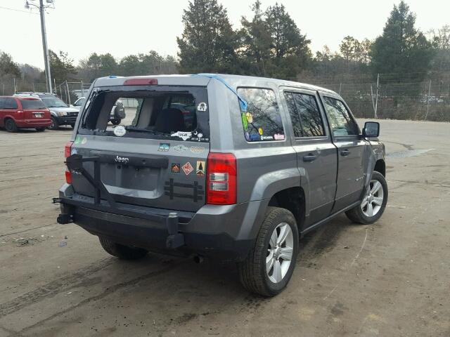 1C4NJRBB9DD168384 - 2013 JEEP PATRIOT SP WHITE photo 4