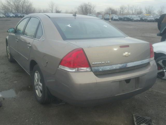 2G1WB58NX69147161 - 2006 CHEVROLET IMPALA LS TAN photo 3