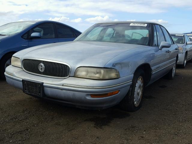 1G4HR52K3VH542704 - 1997 BUICK LESABRE LI BLUE photo 2