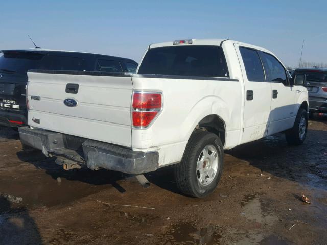 1FTFW1CT5CFB71851 - 2012 FORD F150 SUPER WHITE photo 4