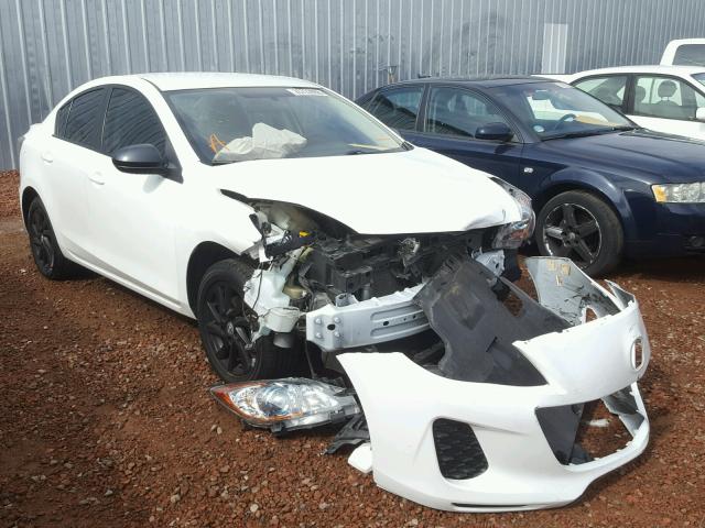 JM1BL1V87C1698044 - 2012 MAZDA 3 I WHITE photo 1