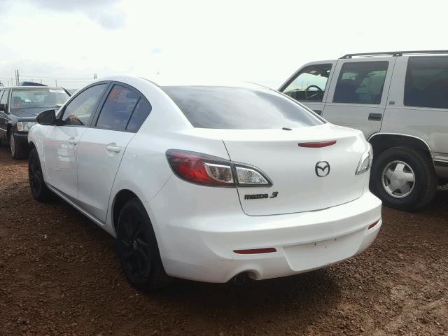 JM1BL1V87C1698044 - 2012 MAZDA 3 I WHITE photo 3