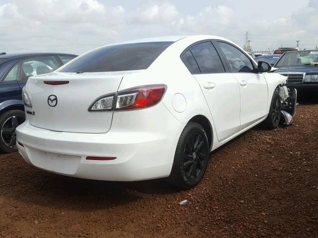 JM1BL1V87C1698044 - 2012 MAZDA 3 I WHITE photo 4