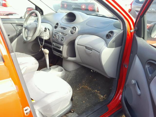 JTDBT1235Y0070716 - 2000 TOYOTA ECHO RED photo 5