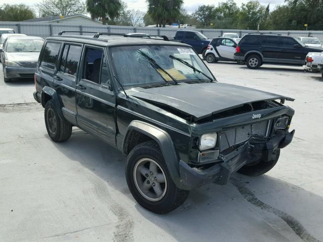 1J4FT68S3TL263767 - 1996 JEEP CHEROKEE S GREEN photo 1