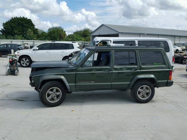 1J4FT68S3TL263767 - 1996 JEEP CHEROKEE S GREEN photo 10