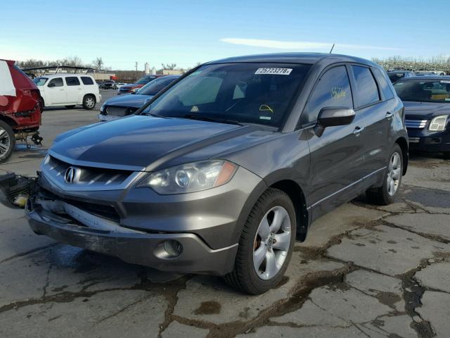 5J8TB182X8A000064 - 2008 ACURA RDX GRAY photo 2