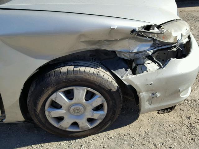 JTDBE30KX30171291 - 2003 TOYOTA CAMRY LE SILVER photo 9