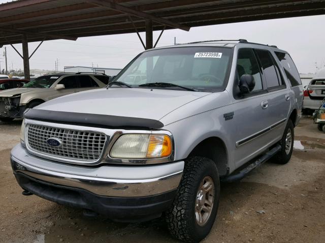 1FMRU16W41LA65670 - 2001 FORD EXPEDITION SILVER photo 2